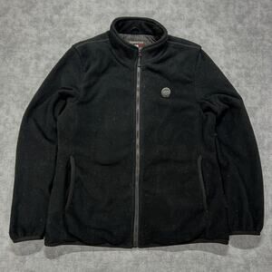 Venustas Heated black fleece jacket battery powered outdoors womens Small